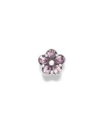 Add this precious flower bead with pink cubic zirconia accents to your bracelet or necklace for a dash of joy. Donatella is a playful collection of charm bracelets and necklaces that can be personalized to suit your style! Available exclusively at Macy's. Add this precious flower bead with pink cubic zirconia accents to your bracelet or necklace for a dash of joy. Donatella is a playful collection of charm bracelets and necklaces that can be personalized to suit your style! Available exclusively at Macy's.
