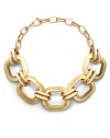 THE LOOKOpen double link design22k goldplated settingS hook closureTHE MEASUREMENTWidth, about 1¼Length, about 20ORIGINImported
