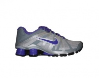 Nike Shox Roadster (GS) Big Kids Running Shoes Metallic Silver/Pro Purple-Stealth-Black 487840-051-6