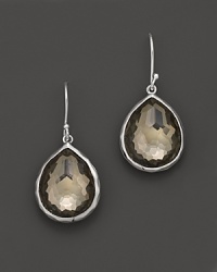 Sterling silver frames faceted pyrite doublets on these timeless earrings from Ippolita. Sterling silver frames faceted pyrite doublets on these timeless earrings from Ippolita.
