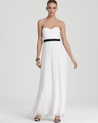 BCBGMAXAZRIA Gown - Strapless Contrast Waist BCBGMAXAZRIA Gown - Strapless Contrast Waist