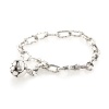 John Hardy Sterling Silver Kali Silver Link Ball Charm Bracelet