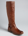 Amazingly soft, vintage-effect leather puts these rugged Frye harness boots in a class all by themselves.