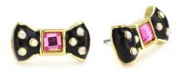 Betsey Johnson Candy Land Bow Stud Earrings