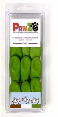 Pawz Green Water-Proof Dog Boot, Tiny, Up to 1-Inch Pawz Green Water-Proof Dog Boot, Tiny, Up to 1-Inch