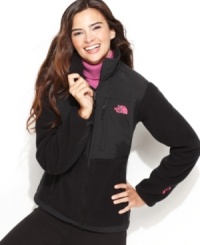 This special version of The North Face's Denali fleece jacket benefits Boarding for Breast Cancer (B4BC), a non-profit organization highlighting early detection, youth awareness and the value of a healthy lifestyle. This special version of The North Face's Denali fleece jacket benefits Boarding for Breast Cancer (B4BC), a non-profit organization highlighting early detection, youth awareness and the value of a healthy lifestyle.
