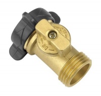 Gilmour Brass Garden Hose Connector With Shut-Off Valve 03V Gilmour Brass Garden Hose Connector With Shut-Off Valve 03V
