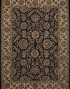 Nourison Rugs Jaipur Collection JA15 Black Runner 2'4 x 8' Area Rug