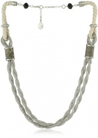 Jessica Simpson Rope Items Silver Tone Mesh Necklace Jessica Simpson Rope Items Silver Tone Mesh Necklace