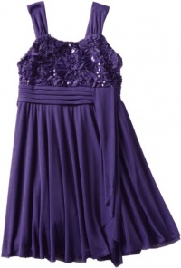 Bloome Girls 7-16 Sequin Chiffon Dress, Purple, 16 Bloome Girls 7-16 Sequin Chiffon Dress, Purple, 16