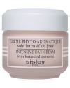 Silky, light-textured intensive day cream protects, tones and hydrates facial skin while maintaining its optimum moisture level. Contains a complex of essential oils and botanicals. Suitable for all skin types. Imported from France. 1.7 oz. 