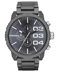 Finished with a blue tint, this Diesel watch is ready to take on the day. Finished with a blue tint, this Diesel watch is ready to take on the day.