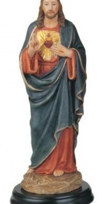 5-Inch Sacred Heart of Jesus Holy Religious Figurine Decoration Statue