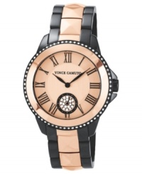 Get right to the point with this studded watch from the always-stylish Vince Camuto. Get right to the point with this studded watch from the always-stylish Vince Camuto.