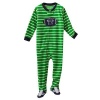 Carter's Boys Fleece Footed Blanket Sleeper Pajamas - Green Tough Guy-18 Months