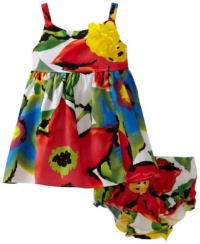 Sweet Heart Rose Baby-Girls Infant Sleeveless Woven Monsoon Sundress with Diaper Cover, Multi, 12 Months Sweet Heart Rose Baby-Girls Infant Sleeveless Woven Monsoon Sundress with Diaper Cover, Multi, 12 Months