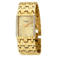 Caravelle by Bulova Men's 45A100 Crystal Bracelet Gold-Tone Watch Caravelle by Bulova Men's 45A100 Crystal Bracelet Gold-Tone Watch
