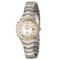 Seiko Women's SUT022 Two Tone Stainless Steel Analog with Silver Dial Watch Seiko Women's SUT022 Two Tone Stainless Steel Analog with Silver Dial Watch