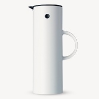 The iconic Stelton Vacuum Jug is designed by the celebrated Scandinavian designer Erik Magnussen. These sleek carafes are as beautiful as they are practical - the unique vapor lock magnetic rocker top and thermal glass vacuum insulates liquids hot or cold for hours. The iconic Stelton Vacuum Jug is designed by the celebrated Scandinavian designer Erik Magnussen. These sleek carafes are as beautiful as they are practical - the unique vapor lock magnetic rocker top and thermal glass vacuum insulates liquids hot or cold for hours.