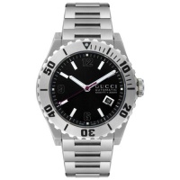 GUCCI Men's YA115211 115 Collection Pantheon Automatic Stainless Steel Watch GUCCI Men's YA115211 115 Collection Pantheon Automatic Stainless Steel Watch
