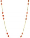 Kate Spade New York Dotted Line Red Scatter Necklace