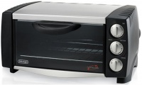 DeLonghi EO1251 6-Slice 1/2-Cubic-Foot Convection Oven, Black and Stainless Steel