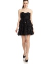 THE LOOKSweetheart necklineStructured bodiceTiered ruffled skirt with sequin accentsBack zip with hook-and-eye closureTHE FITAbout 24 from top to hemTHE MATERIALAcetate/nylon/spandexSecond fabric: nylonThird fabric: polyesterFully linedCARE & ORIGINDry cleanImportedModel shown is 5'10 (177cm) wearing US size 4. 