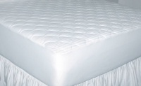 Newpoint Home Deluxe 250-Thread-Count Cotton Damask Stripe Full Mattress Pad Newpoint Home Deluxe 250-Thread-Count Cotton Damask Stripe Full Mattress Pad
