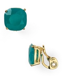Introduce kate spade new york's pretty-playful aesthetic to your look with this pair of earrings. Cast in plated metal, they've got style in spades. Introduce kate spade new york's pretty-playful aesthetic to your look with this pair of earrings. Cast in plated metal, they've got style in spades.