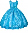 AMJ Dresses Inc Turquoise Fairy Flower Girl Pageant Dress Size 6