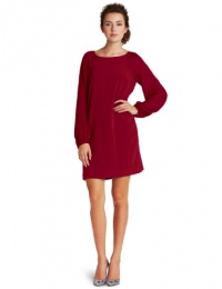 Nicole Miller Women's Reverse Stretch Charmeuse Boat Neck Dress, Strawberry, Medium Nicole Miller Women's Reverse Stretch Charmeuse Boat Neck Dress, Strawberry, Medium