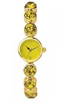 Betsey Johnson Women's BJ4140 Pop Pop 70's Brights Collection Yellow Crystal Watch Betsey Johnson Women's BJ4140 Pop Pop 70's Brights Collection Yellow Crystal Watch