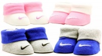 Nike 0-6 Months Swoosh Logo 2 Pack Booties Nike 0-6 Months Swoosh Logo 2 Pack Booties