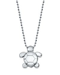 Nod to your natural side with this sterling silver pendant necklace from Alex Woo. If little, it's delicate charm hints at your desire to sea and be seen. Nod to your natural side with this sterling silver pendant necklace from Alex Woo. If little, it's delicate charm hints at your desire to sea and be seen.