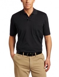 Van Heusen Men's Dressy Solid Micropoly Polo Van Heusen Men's Dressy Solid Micropoly Polo