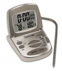 Taylor Digital Cooking Thermometer with Probe and Timer Taylor Digital Cooking Thermometer with Probe and Timer