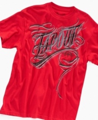 Decorated with a cool logo graphic, he'll rock this Tapout tee with pride. Decorated with a cool logo graphic, he'll rock this Tapout tee with pride.
