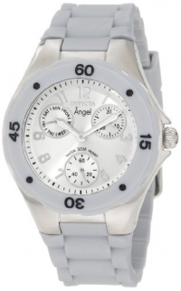 Invicta Women's 1273 Angel Grey Silicone Silver Dial Watch Invicta Women's 1273 Angel Grey Silicone Silver Dial Watch