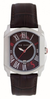 Ted Baker Men's TE1084 Right on Time Custom Case Red Details Watch Ted Baker Men's TE1084 Right on Time Custom Case Red Details Watch
