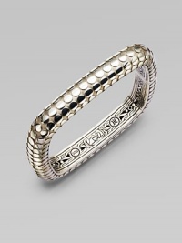 From the Dot Collection. This geometric design features a dotted texture in sleek sterling silver. Sterling silverDiameter, about 2Push clasp closureImported From the Dot Collection. This geometric design features a dotted texture in sleek sterling silver. Sterling silverDiameter, about 2Push clasp closureImported