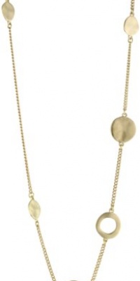 Kenneth Cole New York Gold Circle Long Illusion Necklace Kenneth Cole New York Gold Circle Long Illusion Necklace