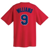 Ted Williams Boston Red Sox Cooperstown Name and Number T-Shirt Ted Williams Boston Red Sox Cooperstown Name and Number T-Shirt