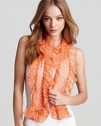 Touches of tangerine bring every outfit up-to-the-minute this season. Let Lauren Ralph Lauren's flirty scarf tap the trend in your wardrobe. Touches of tangerine bring every outfit up-to-the-minute this season. Let Lauren Ralph Lauren's flirty scarf tap the trend in your wardrobe.