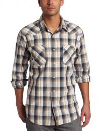 Lucky Brand Mens Hiker Plaid Woven Shirt