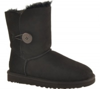 UGG Australia Women's Bailey Button Short Boots, 11, Black UGG Australia Women's Bailey Button Short Boots, 11, Black