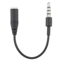 eForCity Headphone Adapter Compatible with Apple iPhone Recessed Jack, 3.5mm Male Female Extension Plug - Black eForCity Headphone Adapter Compatible with Apple iPhone Recessed Jack, 3.5mm Male Female Extension Plug - Black