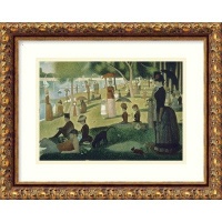 Sunday Afternoon on the Island of La Grande Jatte by Georges Seurat, Framed Print Art- 12.1 x 15.1 Sunday Afternoon on the Island of La Grande Jatte by Georges Seurat, Framed Print Art- 12.1 x 15.1