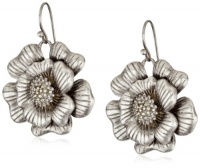 Lucky Brand Wild Flower Ears Silver-Tone Flower Earrings