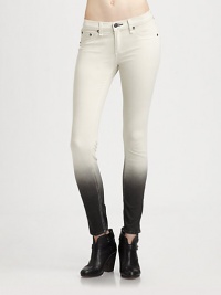 Ombré rinse adds bohemian swagger to these stretchy, supremely soft skinnies. THE FITMedium rise, about 8Inseam, about 29THE DETAILSButton frontZip flyFive-pocket style60% cotton/35% modal/5% polyurethaneMachine washMade in USA of imported fabricModel shown is 5'11 (178cm) wearing US size 4. Ombré rinse adds bohemian swagger to these stretchy, supremely soft skinnies. THE FITMedium rise, about 8Inseam, about 29THE DETAILSButton frontZip flyFive-pocket style60% cotton/35% modal/5% polyurethaneMachine washMade in USA of imported fabricModel shown is 5'11 (178cm) wearing US size 4.