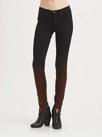 Soft skinnies with a legging-style fit, defined by a flattering medium rise and cool ombré print. THE FITRise, about 8Inseam, about 29THE DETAILSZip flyFive-pocket styleCotton/modal/polyurethaneMachine washMade in USA of imported fabricModel shown is 5'10 (177cm) wearing US size 4. Soft skinnies with a legging-style fit, defined by a flattering medium rise and cool ombré print. THE FITRise, about 8Inseam, about 29THE DETAILSZip flyFive-pocket styleCotton/modal/polyurethaneMachine washMade in USA of imported fabricModel shown is 5'10 (177cm) wearing US size 4.